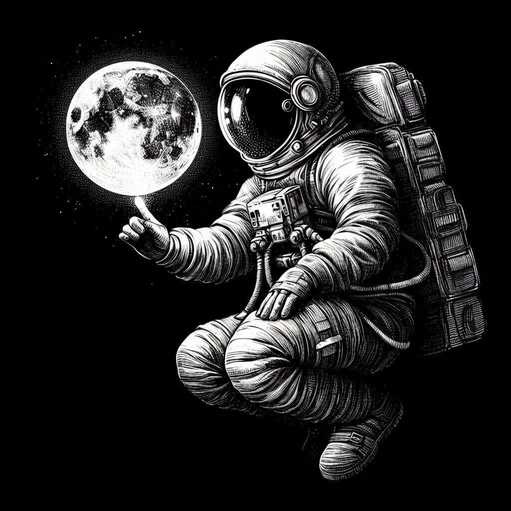 Astronaut in space